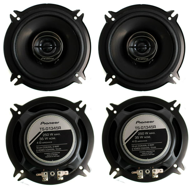 5.25" 13cm 3-way Car Coaxial Speakers 500W Total Max Power Pioneer TS-R1350s